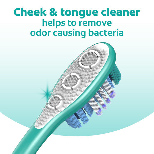 Colgate Medium Toothbrush with Tongue Cleaner
