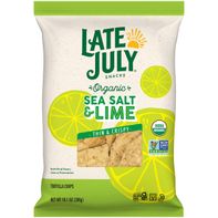 LATE JULY Snacks Sea Salt & Lime Tortilla Chips️