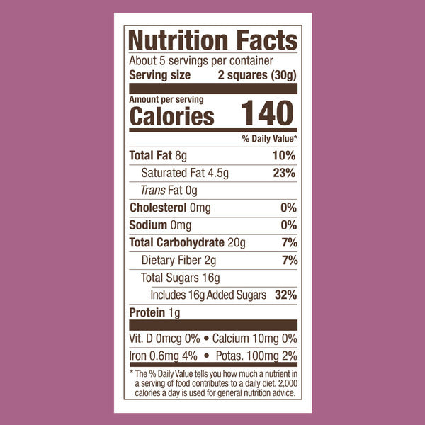 Ghirardelli Dark Chocolate Raspberry Squares