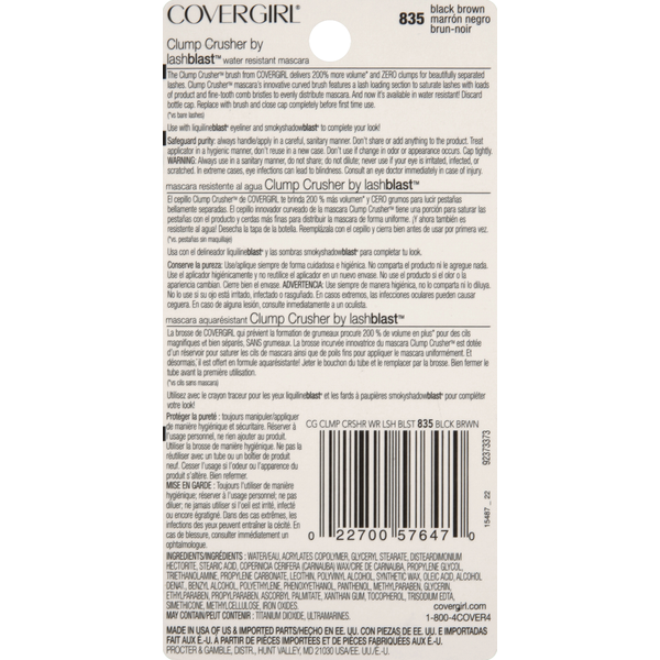 COVERGIRL Mascara, Black Brown 835