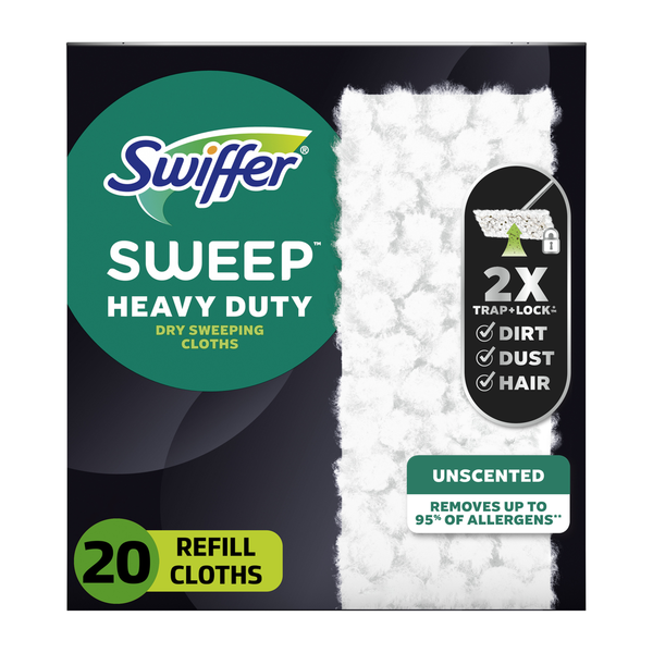Swiffer Sweeper Heavy Duty Dry Multi-Surface Cloth Refills