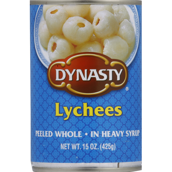 Dynasty Lychees, Peeled, Whole, in Heavy Syrup
