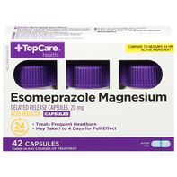 TopCare Esomeprazole Magnesium, 20 mg, Capsules️