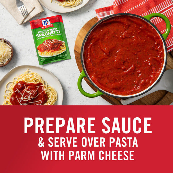 McCormick Thick And Zesty Spaghetti Sauce Seasoning Mix