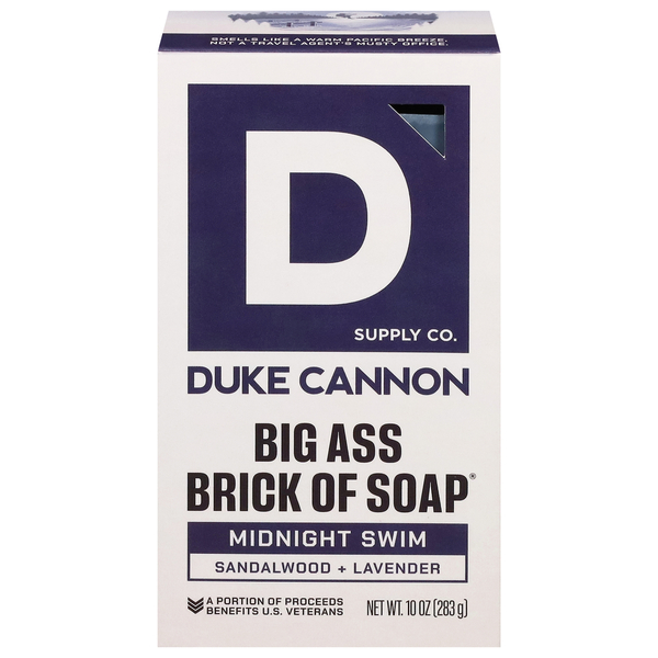 Duke Cannon Supply Co. Big Ass Midnight Swim Brick of Soap