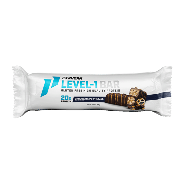 1st Phorm Level-1 Bar, Chocolate PB Pretzel
