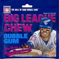 Big League Chew Bubble Gum, Blue Raspberry️
