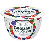 Chobani Yogurt, Greek, Nonfat, Zero Sugar, Mixed B...
️