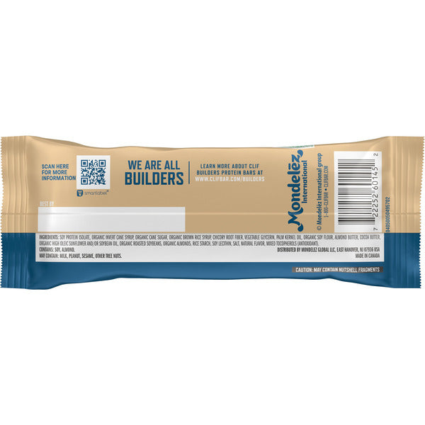 BUILDERS Vanilla Almond Flavor Plant Based Protein Bars, Gluten Free 2.4 oz