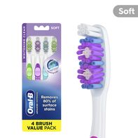 Oral-B White Vivid Manual Toothbrushes, Soft Brist...
️