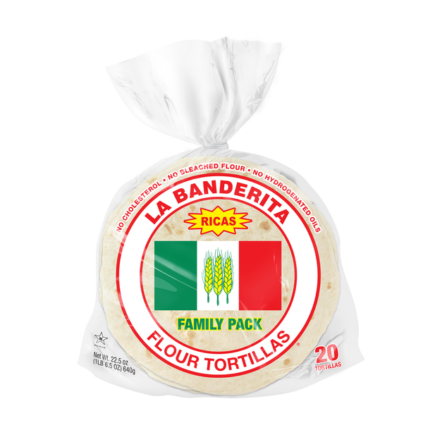 La Banderita Flour Tortillas, Family Pack