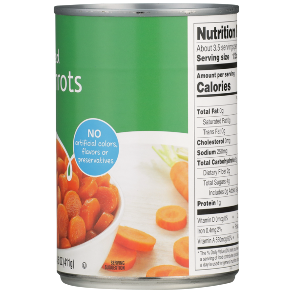 Food Club Sliced Carrots
