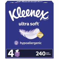 Kleenex Ultra Soft Facial Tissues Cube Boxes 3 Ply️