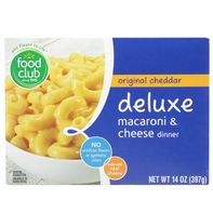 Food Club Original Cheddar Deluxe Macaroni & Chees...
️