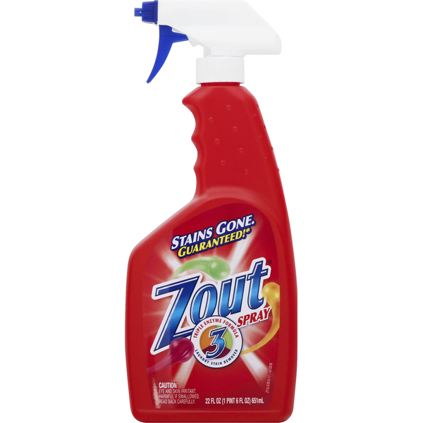 Zout Laundry Stain Remover, Spray