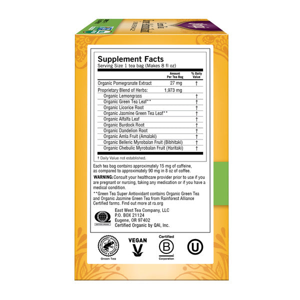 Yogi Tea Green Tea Super Antioxidant, Contains Caffeine