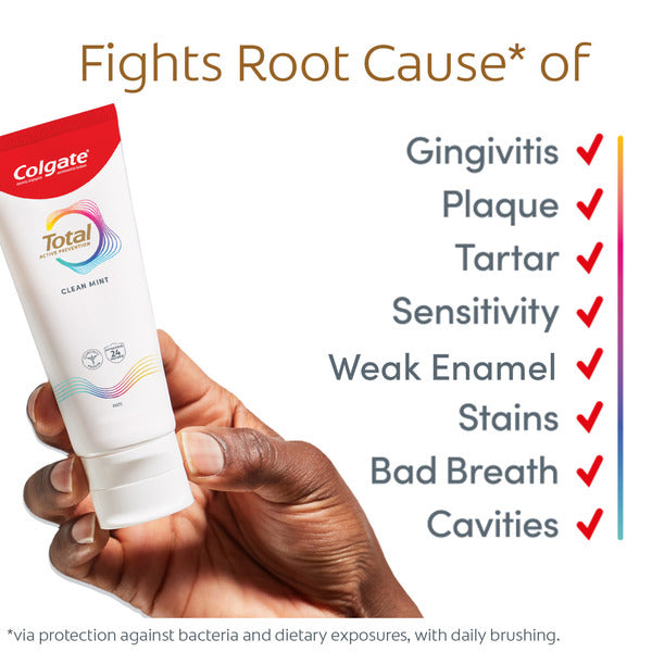 Colgate Total Active Prevention Clean Mint Toothpaste