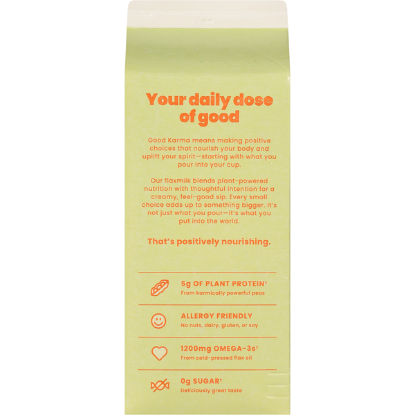 Good Karma Unsweetened Flax Milk +Protein