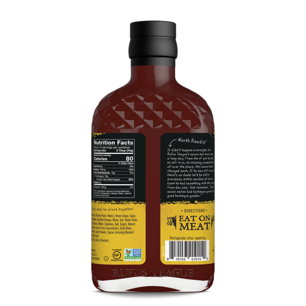 Rufus Teague Honey Sweet BBQ Sauce