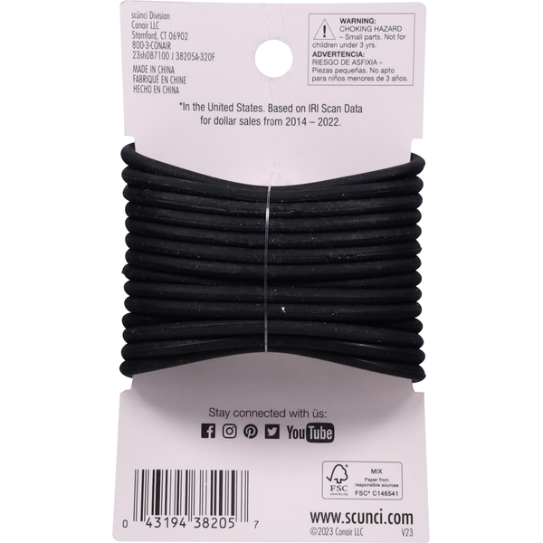 scünci No-Slip Grip Elastics