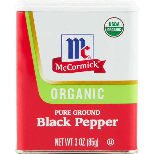 McCormick Ground Organic Black Pepper