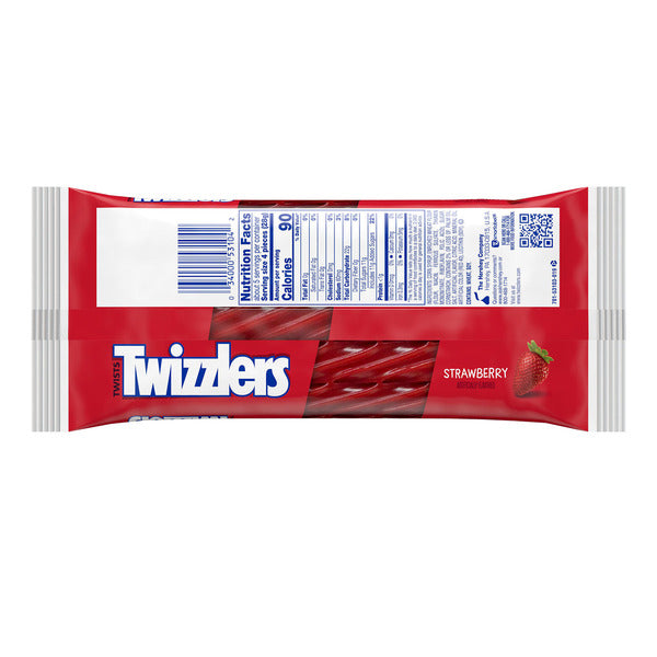 TWIZZLERS Twists Strawberry Flavored King Size Licorice Style, Chewy Candy Bag, 5 oz