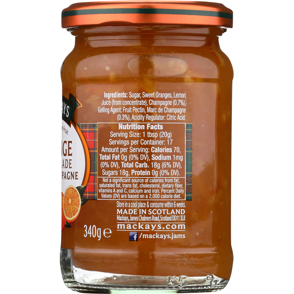 Mackays Marmalade, Orange