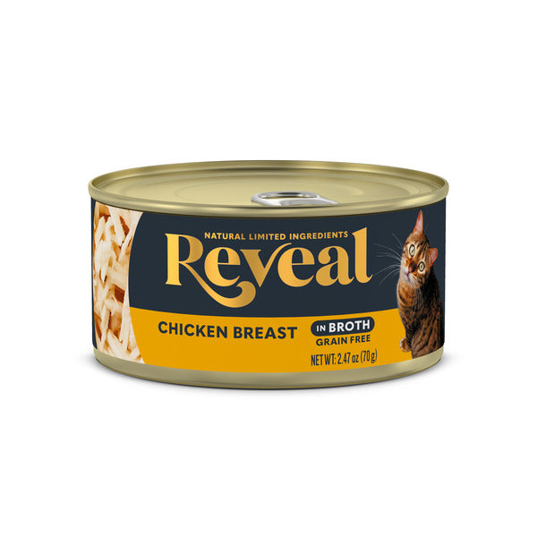 Reveal Natural Wet Cat Food, Chicken Breast in Broth