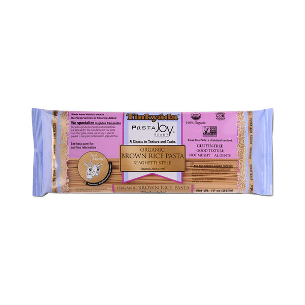 Tinkyada Organic, Gluten Free, Brown Rice Pasta, Spaghetti Style