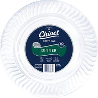 Chinet Dinner Plate 10in (16 Count)️