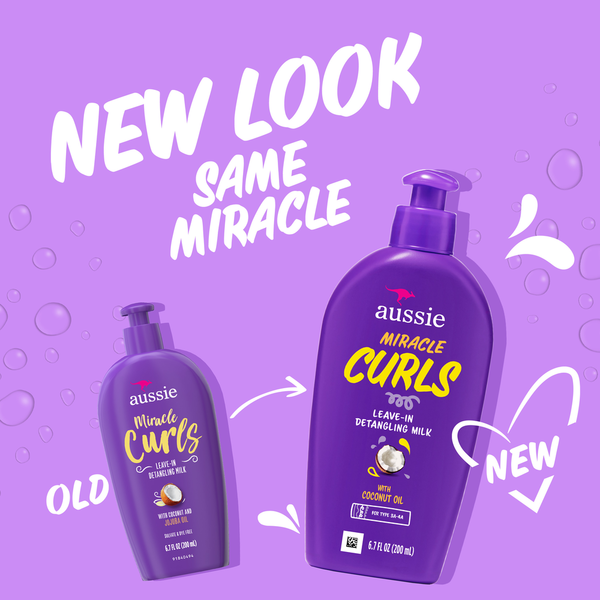 Aussie Miracle Curls Detangling Milk