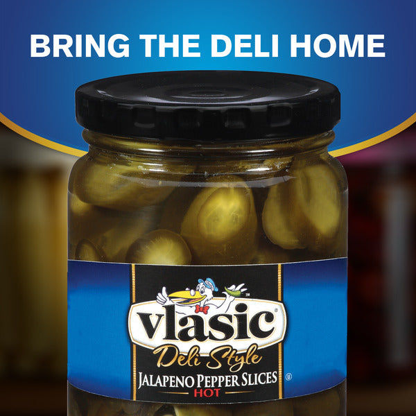 Vlasic Hot Jalapeno Pepper Slices, Keto Friendly