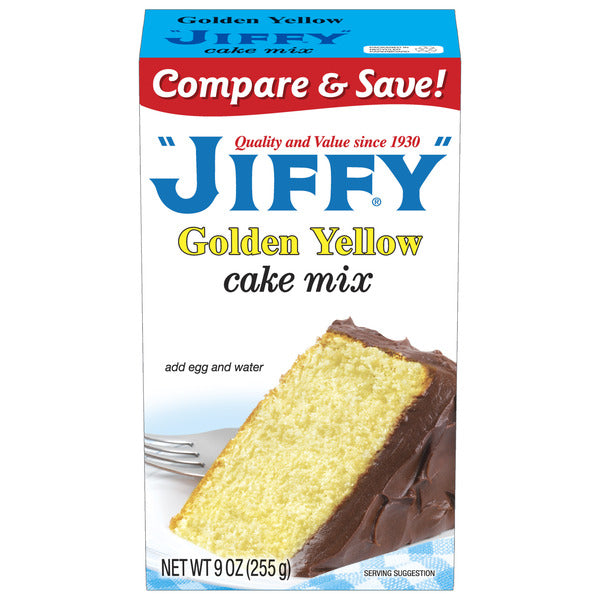 Jiffy® Golden Yellow Cake Mix DestGlow