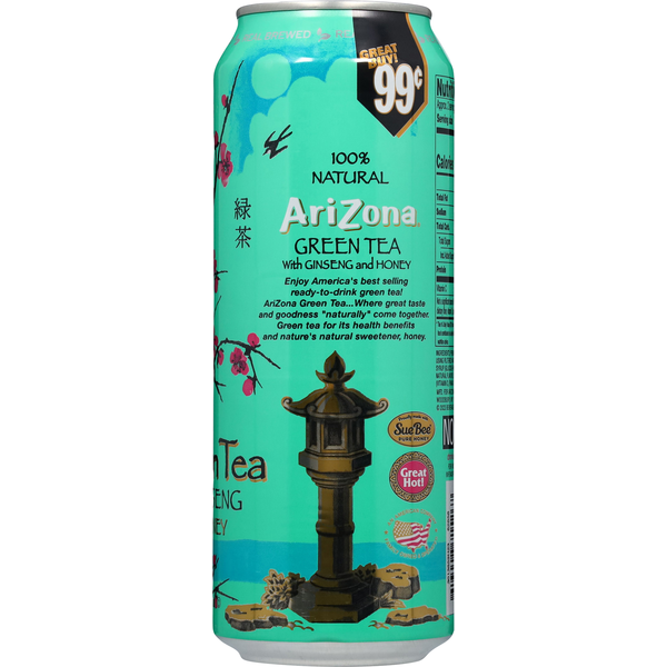AriZona Green Tea with Ginseng and Honey