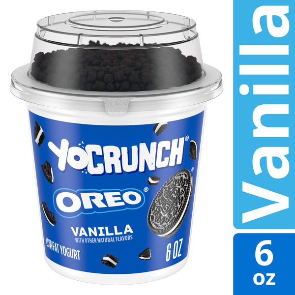 YoCrunch Cookies n Cream Lowfat Yogurt with Oreo Cookie Pieces