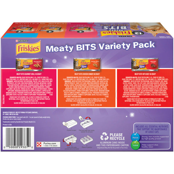 Purina Friskies Gravy Wet Cat Food , Meaty Bits
