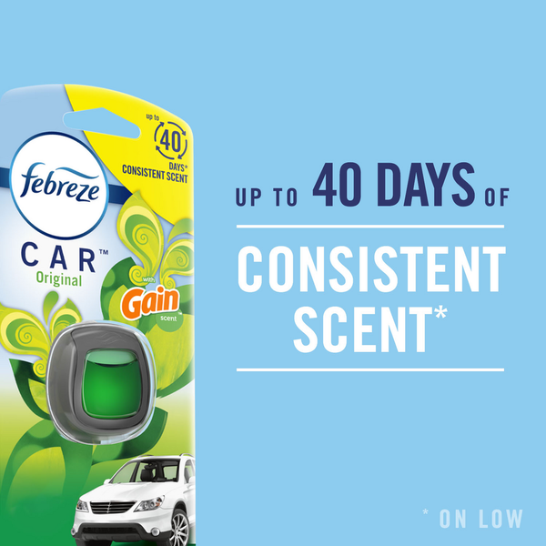 Febreze Car Odor-Fighting Air Freshener Vent Clip, Hawaiian Aloha, 1 count DestGlow