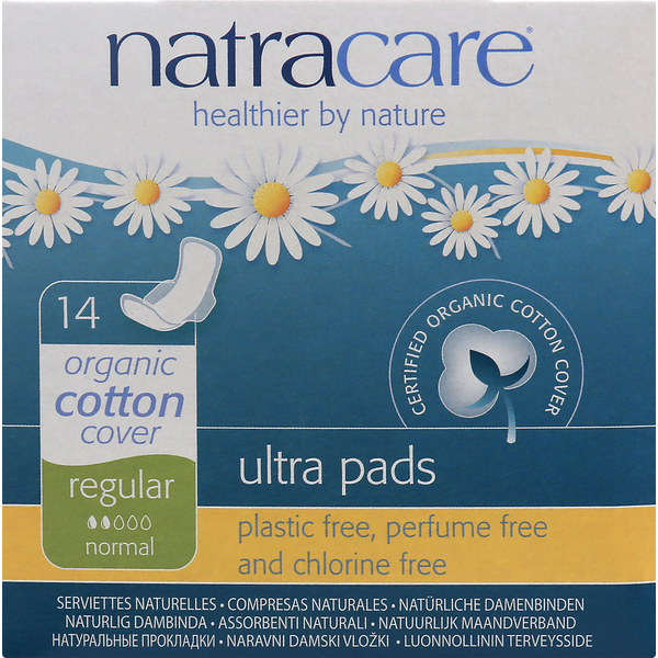 Natracare Pads, Ultra, Regular, Organic