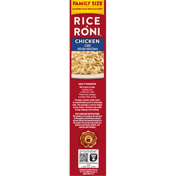 Rice-A-Roni Rice, Chicken Flavor