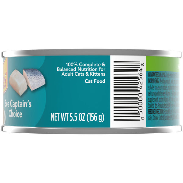 Purina Friskies Wet Cat Food Pate, Sea Captain&