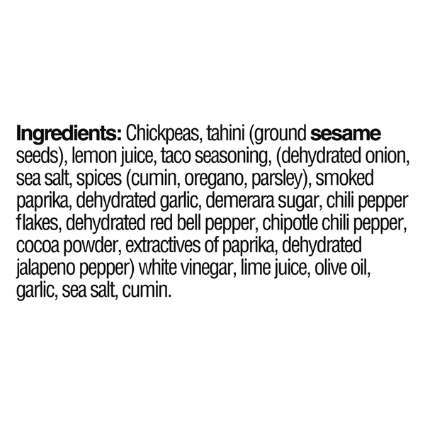Hummus Goodness Tac Oh! Hummus, Seed Oil Free