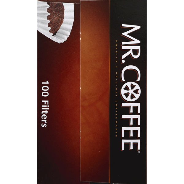 Mr. Coffee Coffee Filters, White, 8-12 Cup