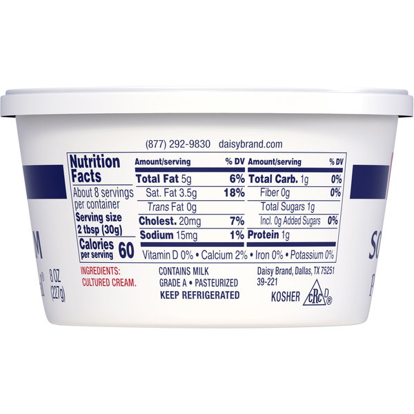 Daisy Sour Cream, Pure & Natural