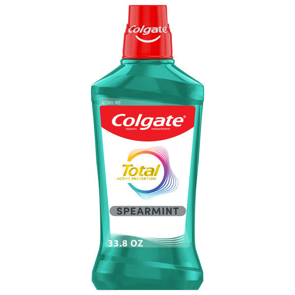 Colgate Alcohol Free Mouthwash, Antibacterial, Spearmint