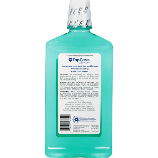TopCare Dental Rinse, Pre-Brush, Mint