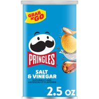 Pringles Salt and Vinegar Potato Crisps Chips, Lun...
️