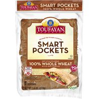 Toufayan Bakeries 100% Whole Wheat Smart Pockets️