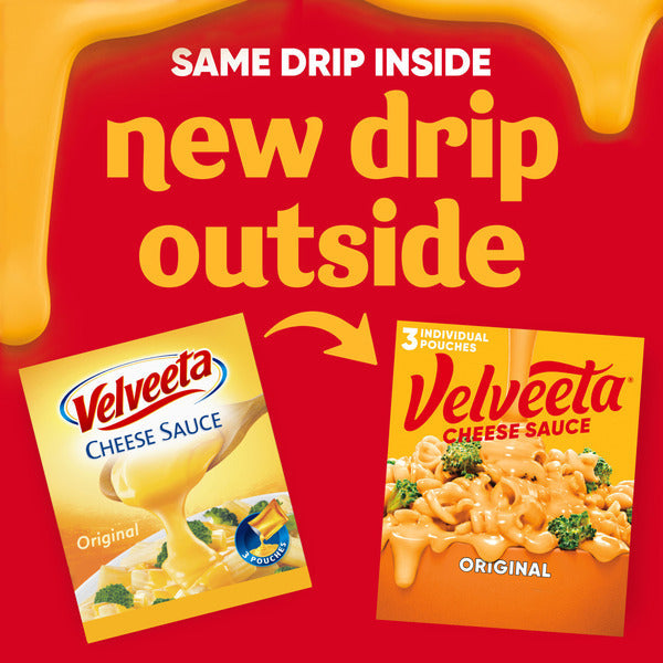 VELVEETA Original Cheese Sauce Pouches