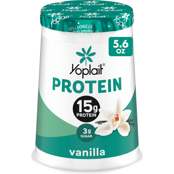 Yoplait Protein Vanilla Yogurt Cultured Dairy Snack Cup