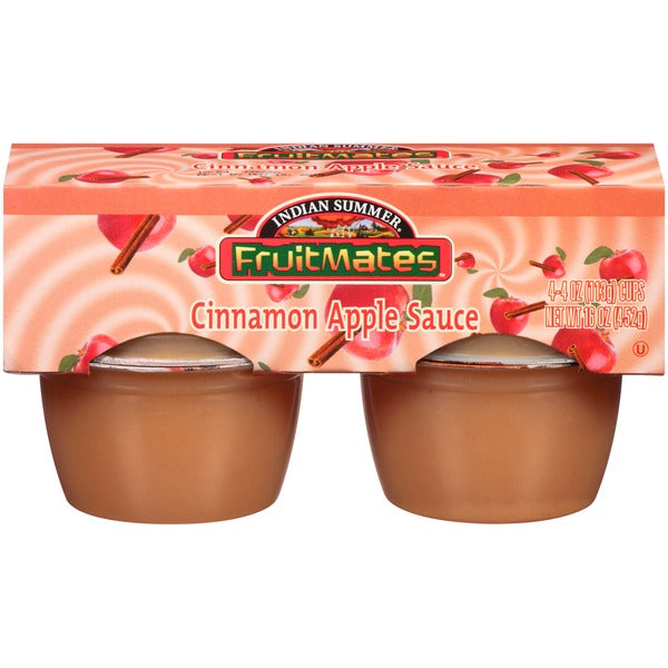 Indian Summer Fruitmates Cinnamon Apple Sauce